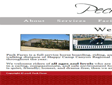 Tablet Screenshot of peckfarm.com